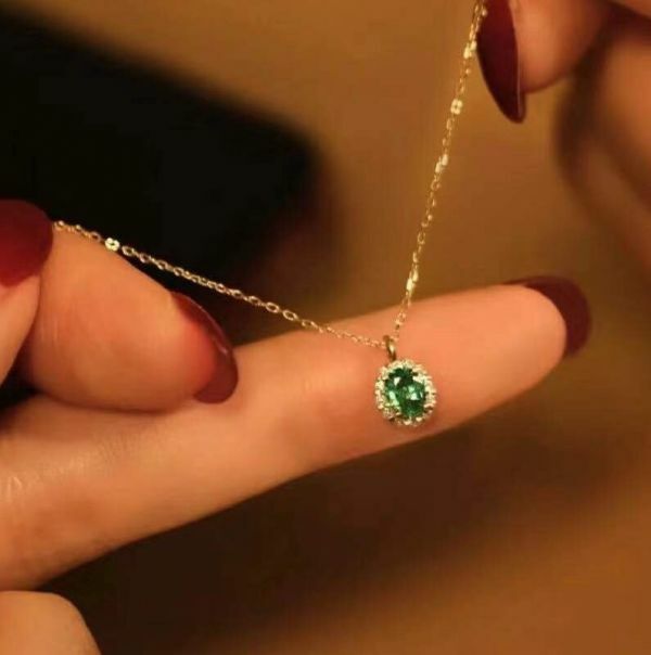 純天然哥倫比亞祖母綠 吊墜