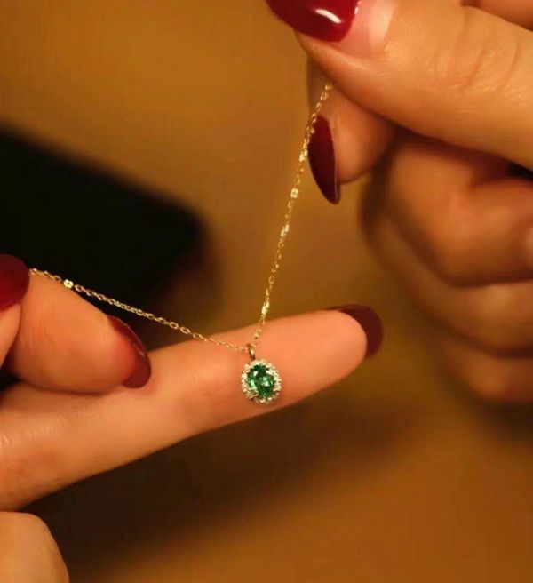 純天然哥倫比亞祖母綠 吊墜
