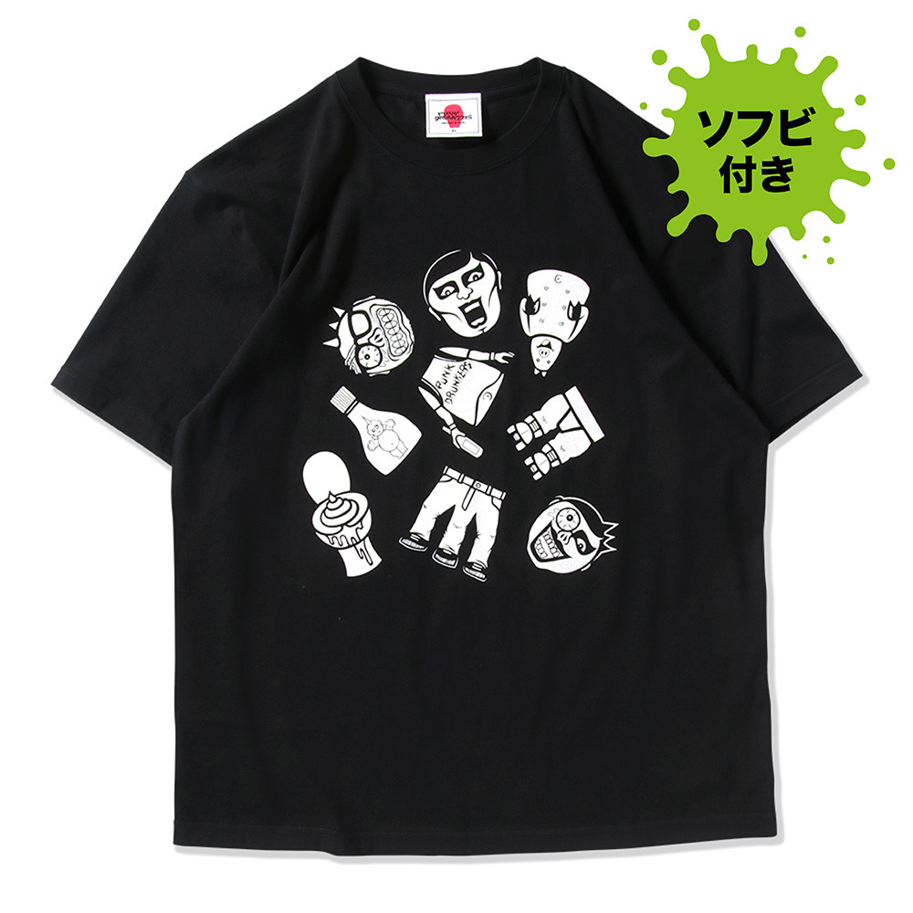 預訂2024/3月 PUNK DRUNKERS【予約・3月入荷】［PDSxCURExTHORN］HELLBOX.TEE / ソフビセット(隨機付送一套三款膠公仔）⚠️⚠️熱賣款‼️落單前請先PM查詢貨源