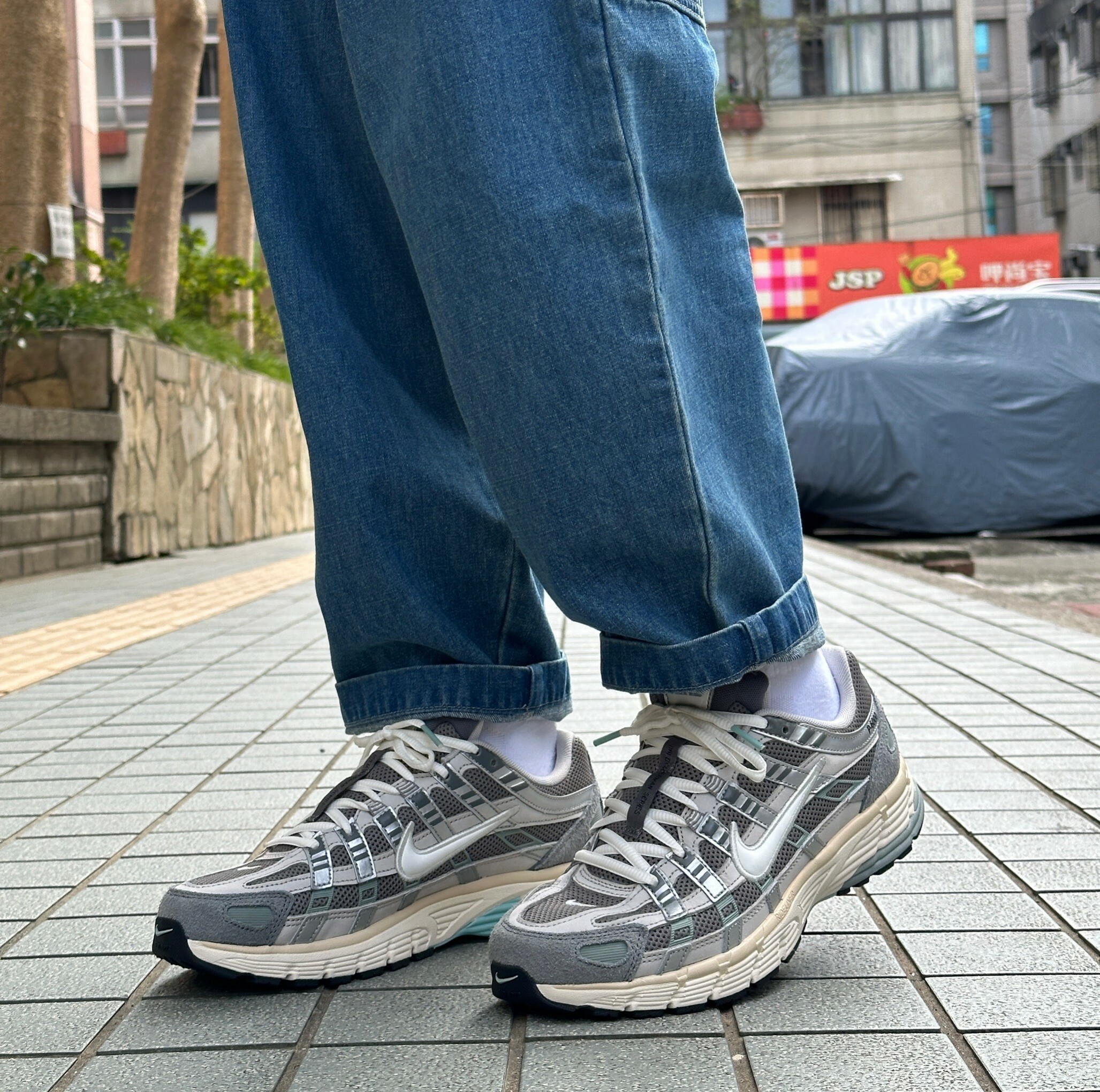 【官網限定】NIKE P-6000 銀灰色 短麂皮 復古 男鞋 FN7509-029