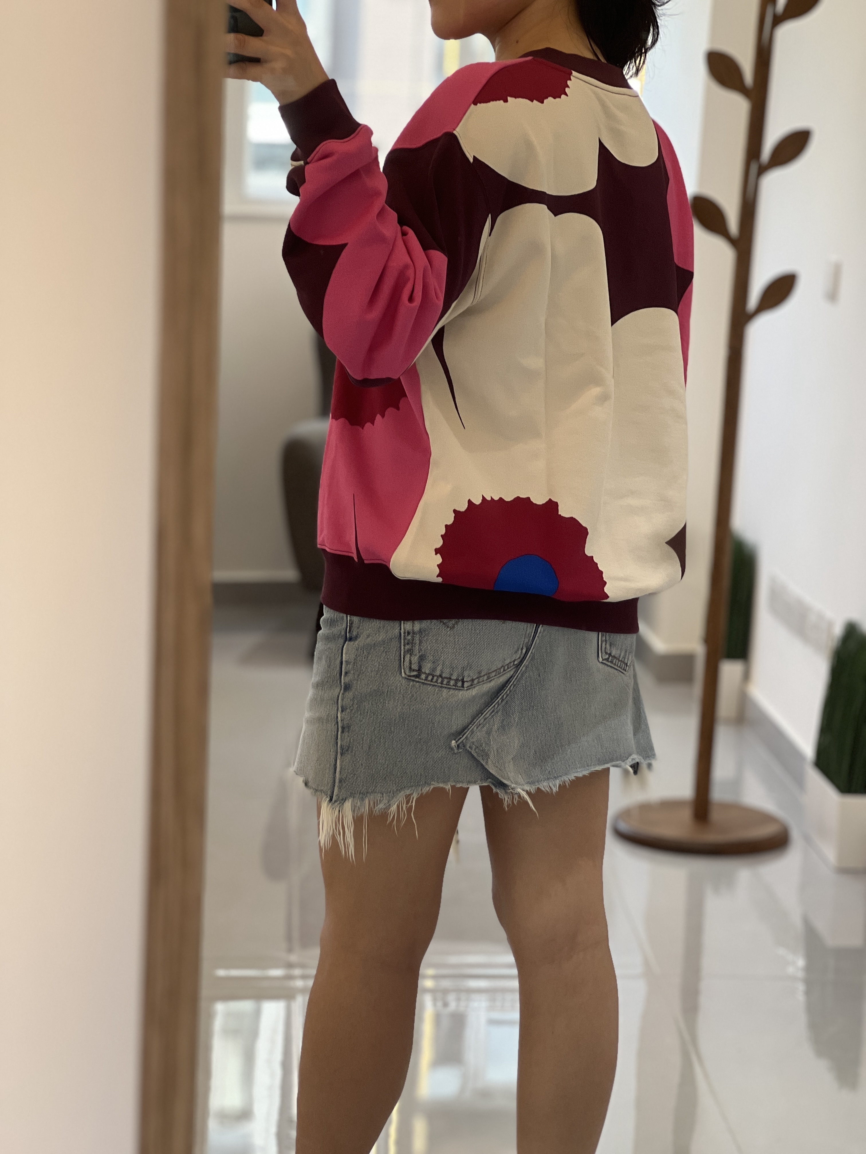 代購現貨｜ Marimekko 粉紅Unikko 圓領衛衣