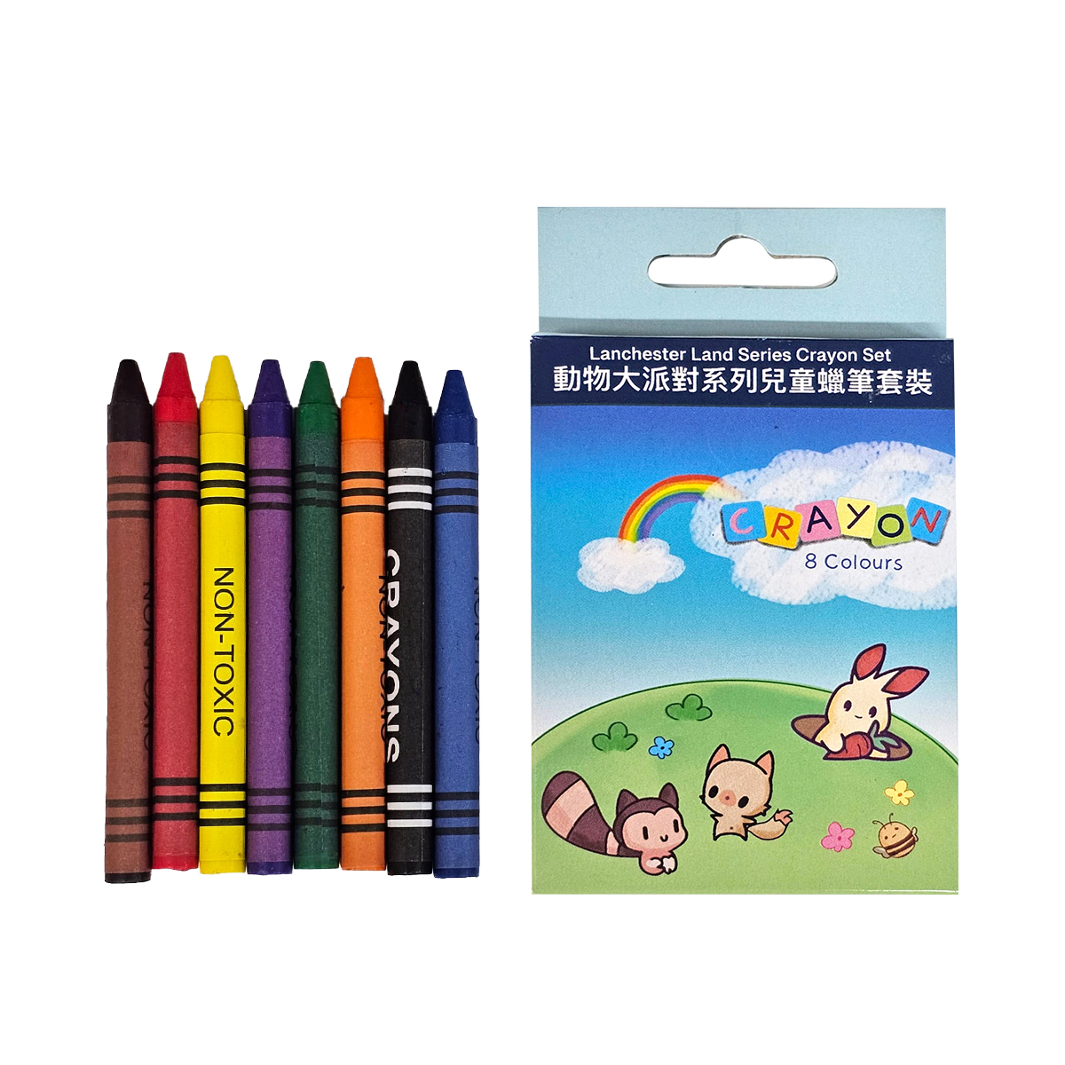 動物大派對系列蠟筆套裝