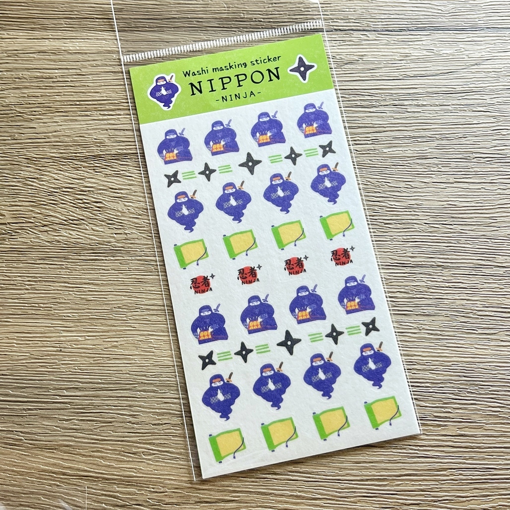 日本古川紙工 NIPPON系列 和紙貼紙 共三款