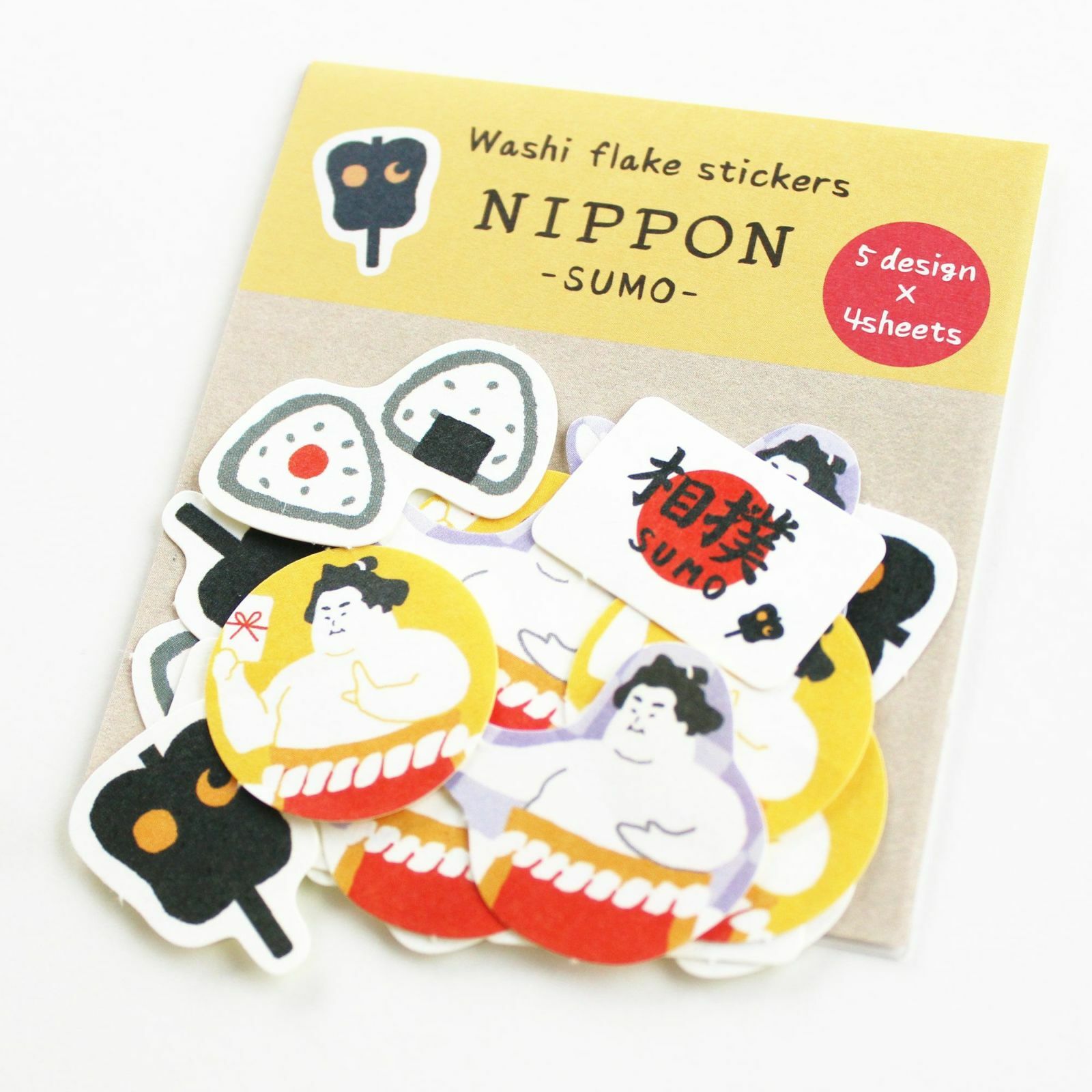 日本古川紙工 NIPPON系列 和紙貼紙包 <整包/分裝> 共5款