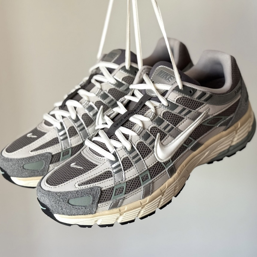 Nike P-6000 礦石灰奶油底 灰藍 復古運動鞋