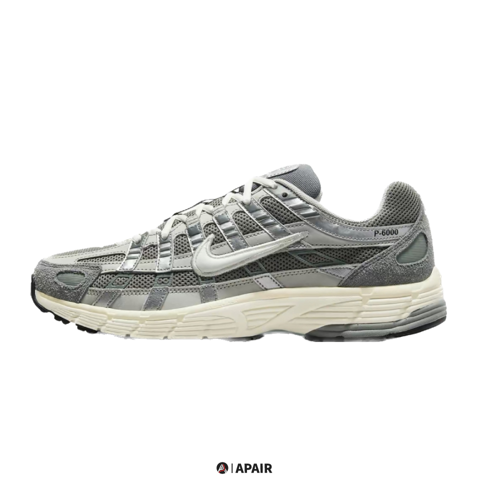 【APAIR】預購 Nike P-6000 復古跑鞋 白銀 灰白 FN7509-029
