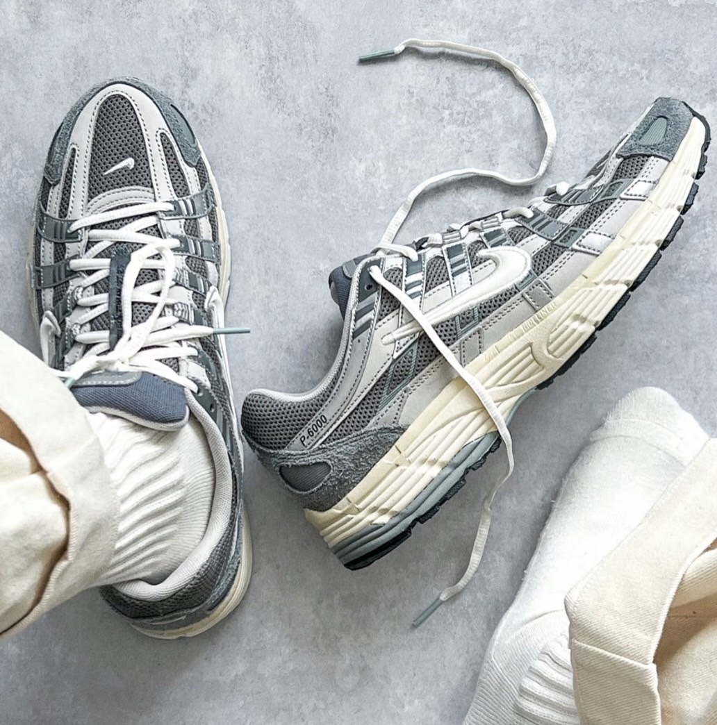 【APAIR】預購 Nike P-6000 復古跑鞋 白銀 灰白 FN7509-029