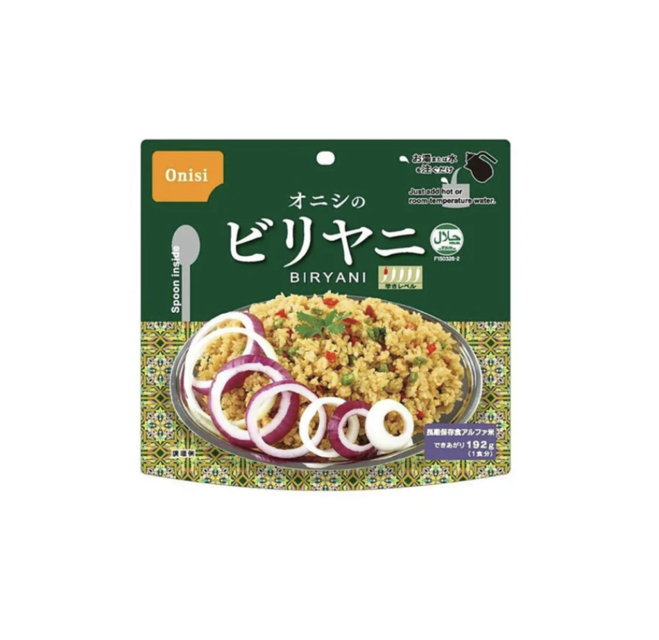 Onisi Japan 日本尾西即食脫水飯 - 印度香飯