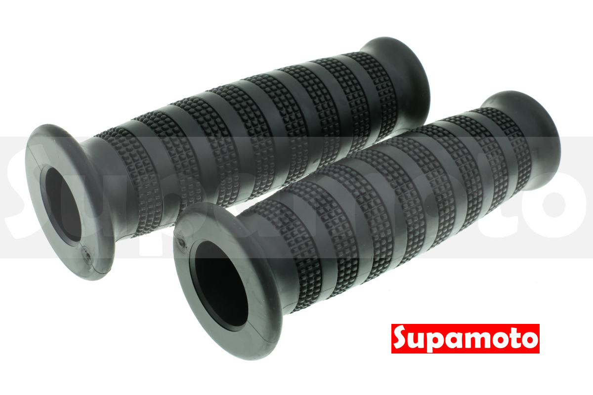 -Supamoto- 握把套 W 復古 握把 手把 把套 黑色 條紋 檔車 通用 改裝 CB350 CT125