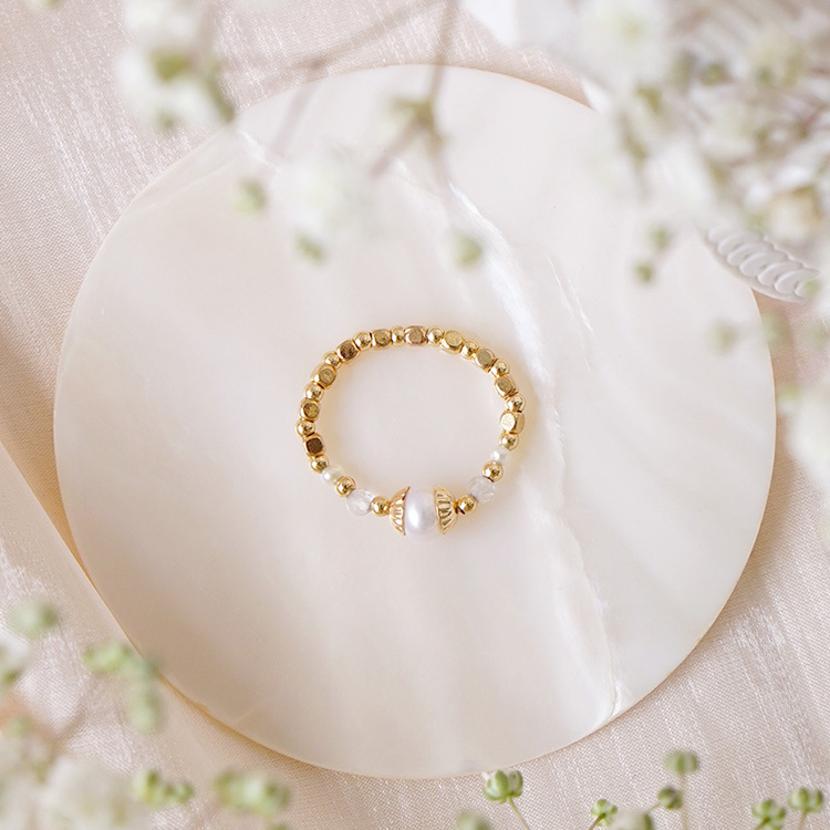 阿爾貝羅貝洛 – 珍珠 – 彈性戒指