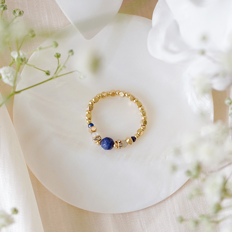 ｜正能量｜阿爾貝羅貝洛 – 蘇打石 – 彈性戒指