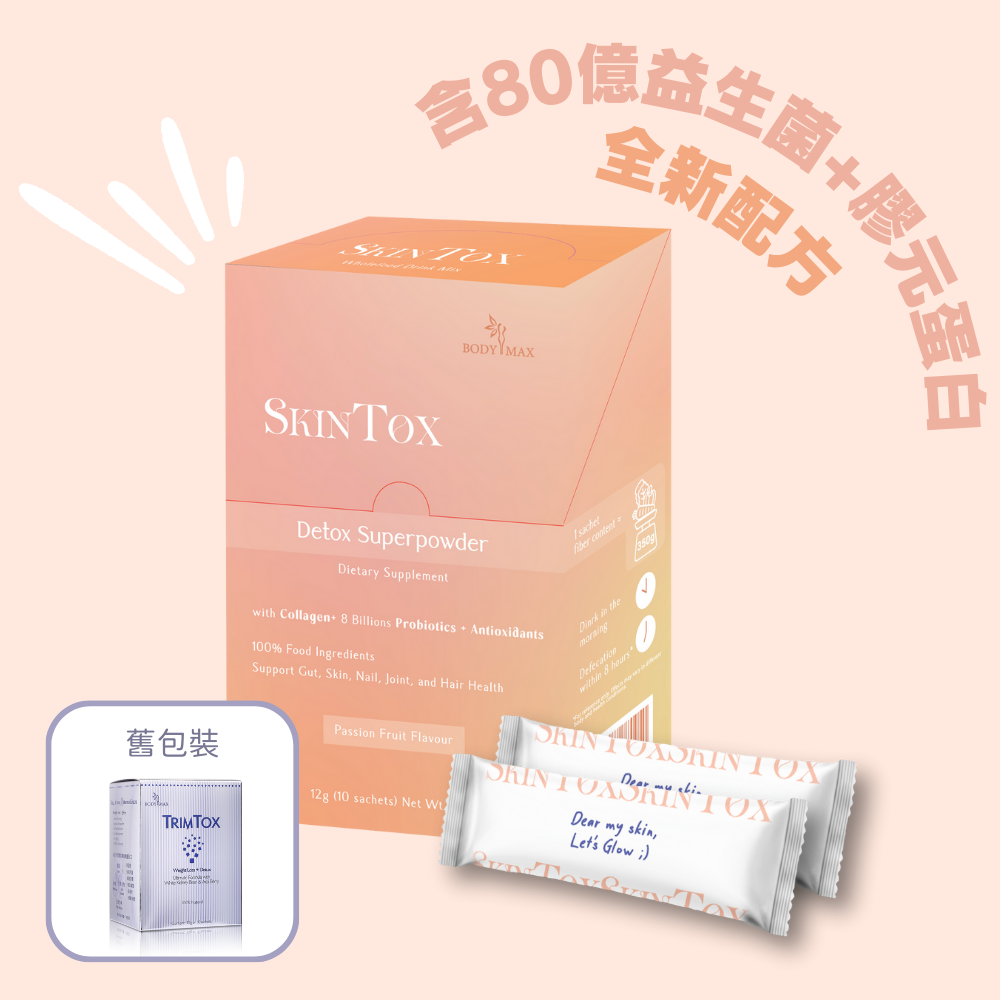 Skintox 骨膠原排毒纖維酵素粉（每包含80億益生菌）（L047）