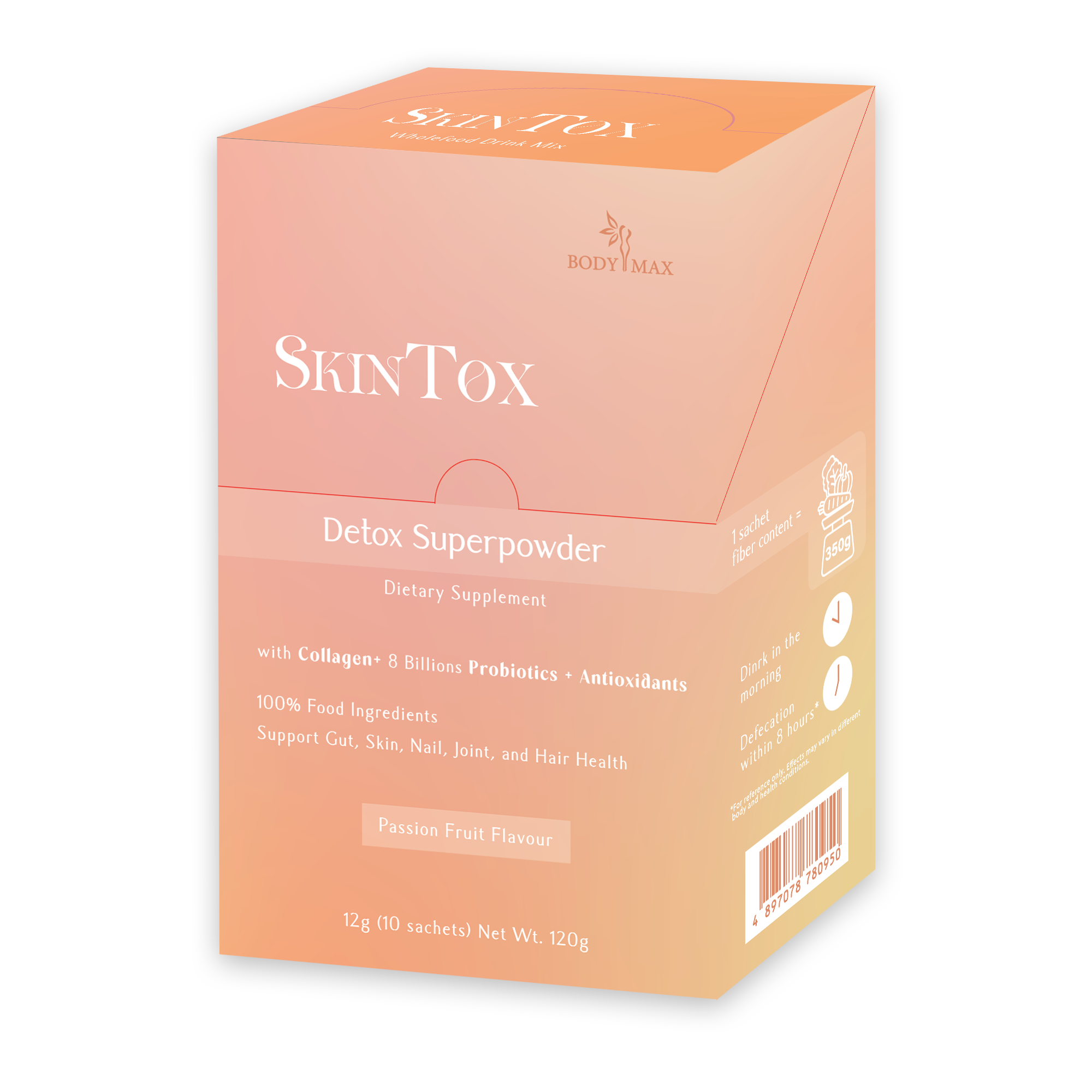 Skintox 骨膠原排毒纖維酵素粉（每包含80億益生菌）（L047）