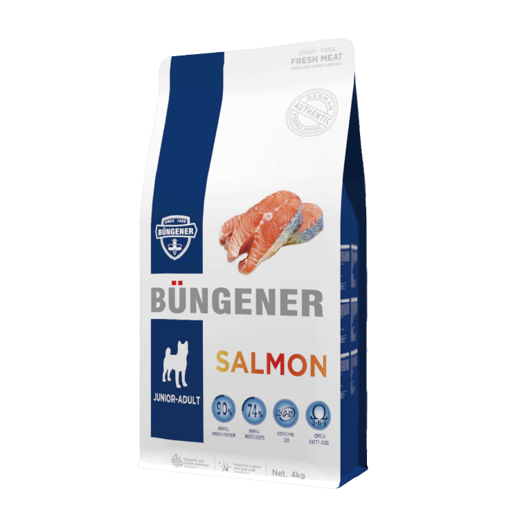 Bungener 無穀全犬-三文魚配方 4kg