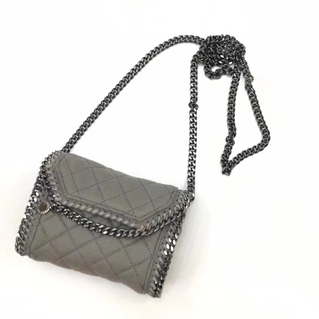 Stella 灰色鏈條包 -M