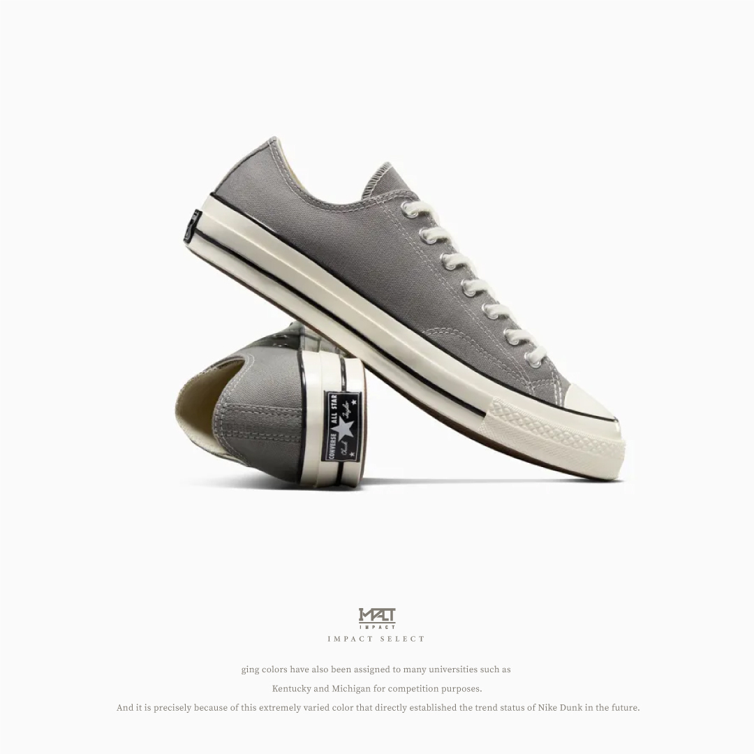 Converse Chuck Taylor 1970 冷岩灰 低筒 帆布鞋 A05586C