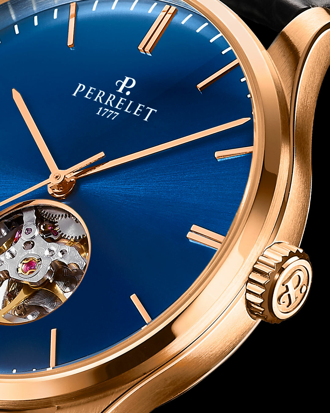 Perrelet 沛力錶　WEEKEND 3 hands open Heart｜A1303/2