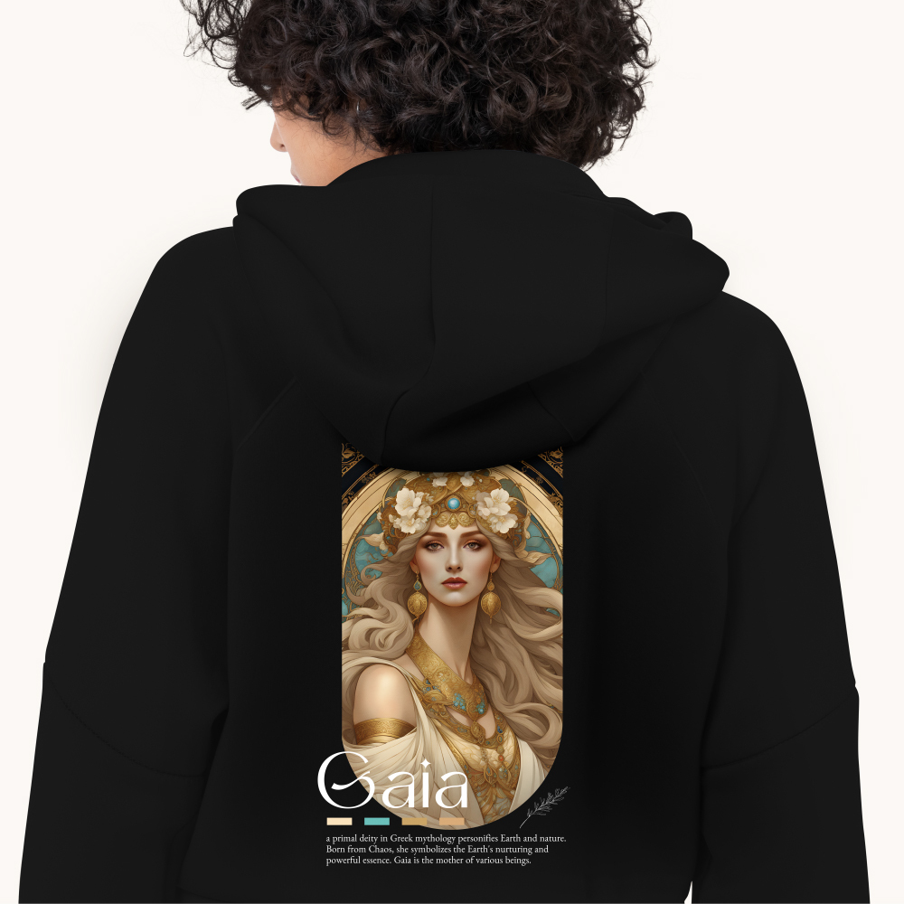 GAIA 高磅數藝術帽T｜《深邃魅力》黑