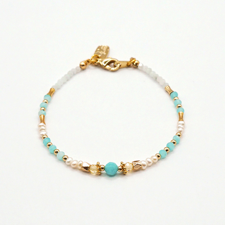 《官網限定》｜貴人運｜夢遊仙境 – 天河石 – 手鍊