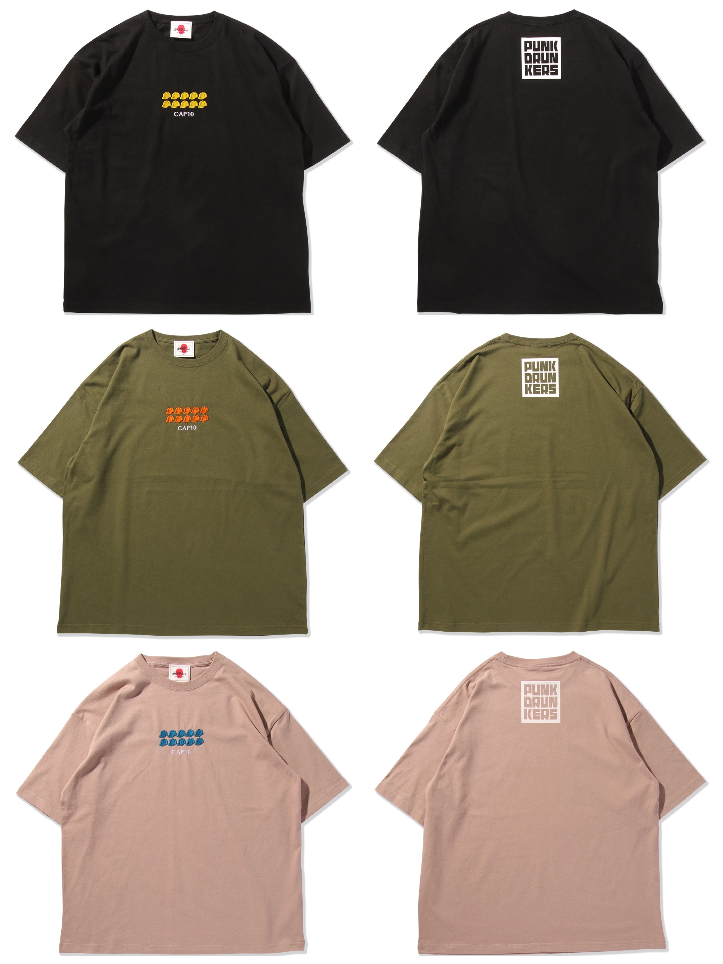 預訂2023/12月 PUNK DRUNKERSCAP10 BIG.TEE⚠️⚠️熱賣款‼️落單前請先PM查詢貨源