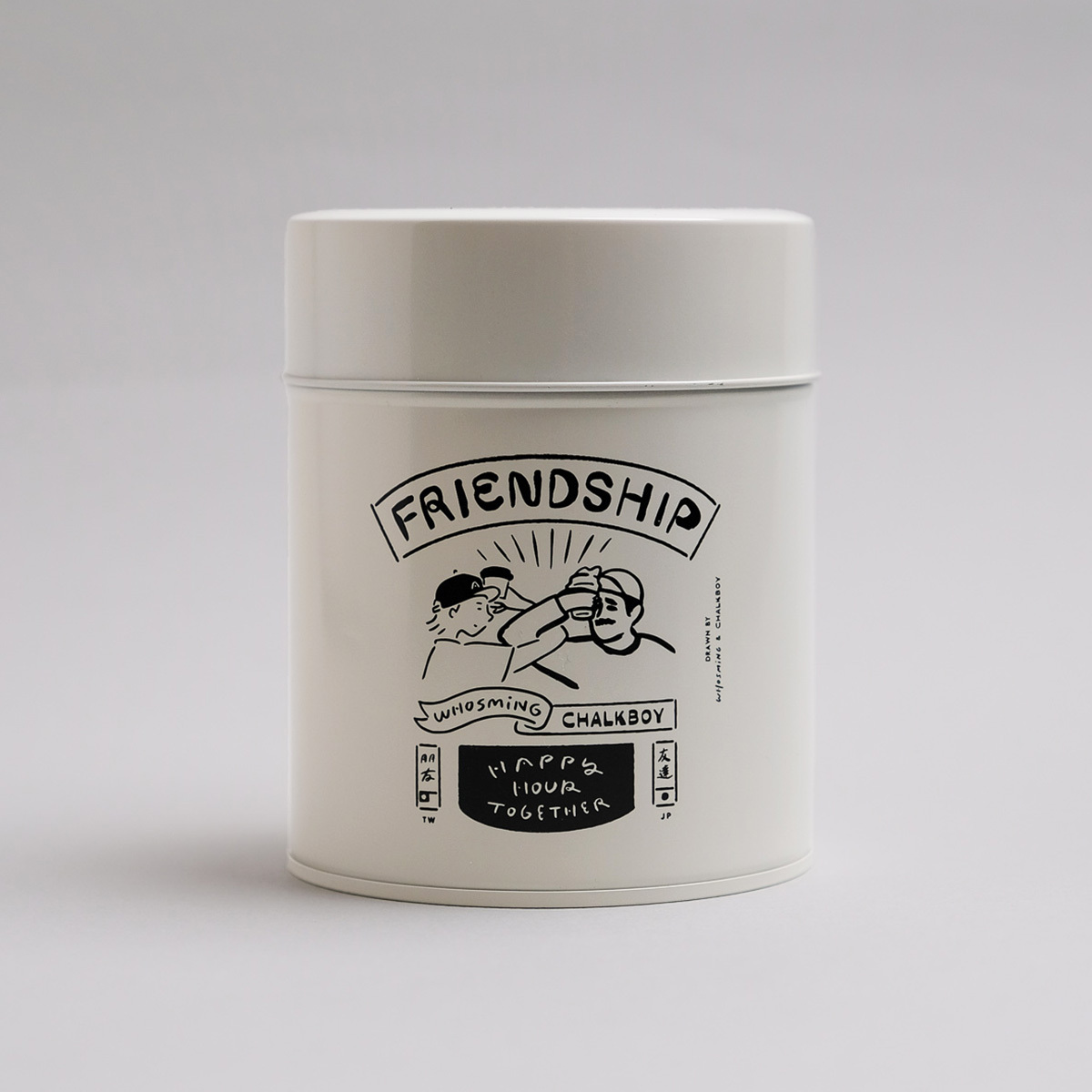[FRIENDSHIP CHALKBOY × WHOSMiNG] – 馬口鐵收納罐