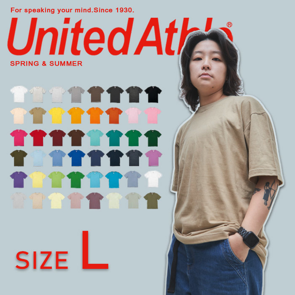 現貨 UNITED ATHLE UA 素T 日本熱銷 5.6oz 高磅 耐洗 多色 百搭 短T 男女 3500101- L號賣場