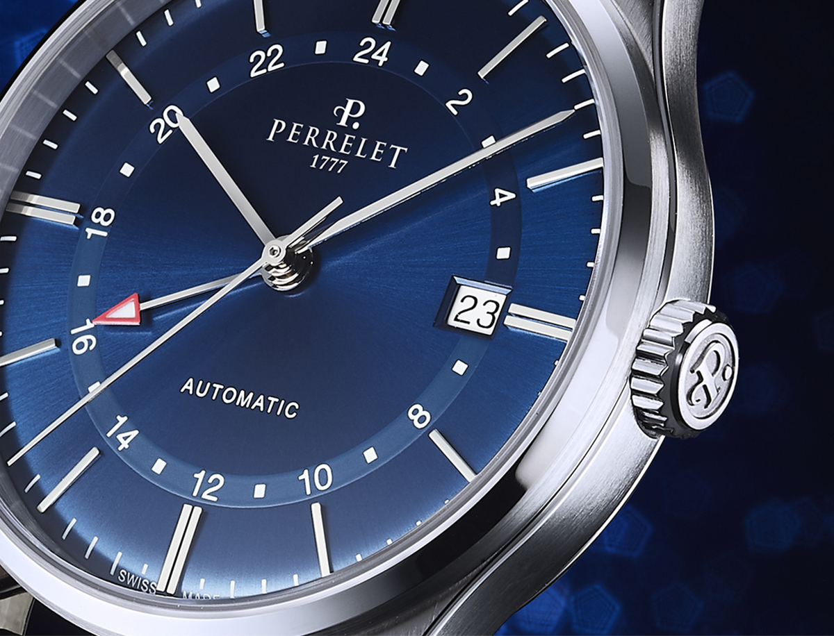 Perrelet 沛力錶 WEEKEND GMT｜A1304/3