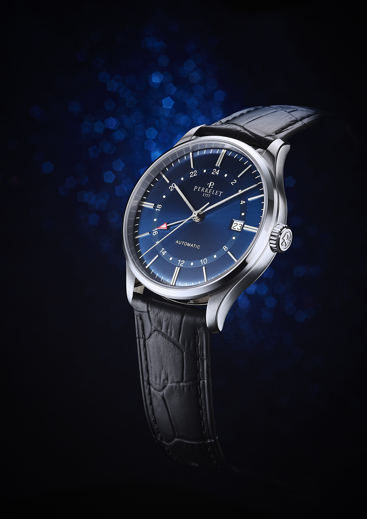 Perrelet 沛力錶 WEEKEND GMT｜A1304/3