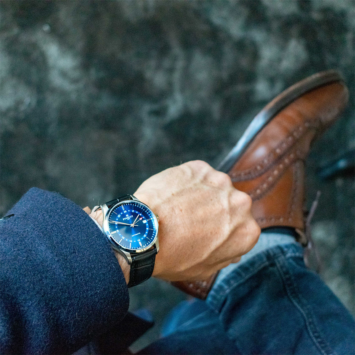 Perrelet 沛力錶 WEEKEND GMT｜A1304/3