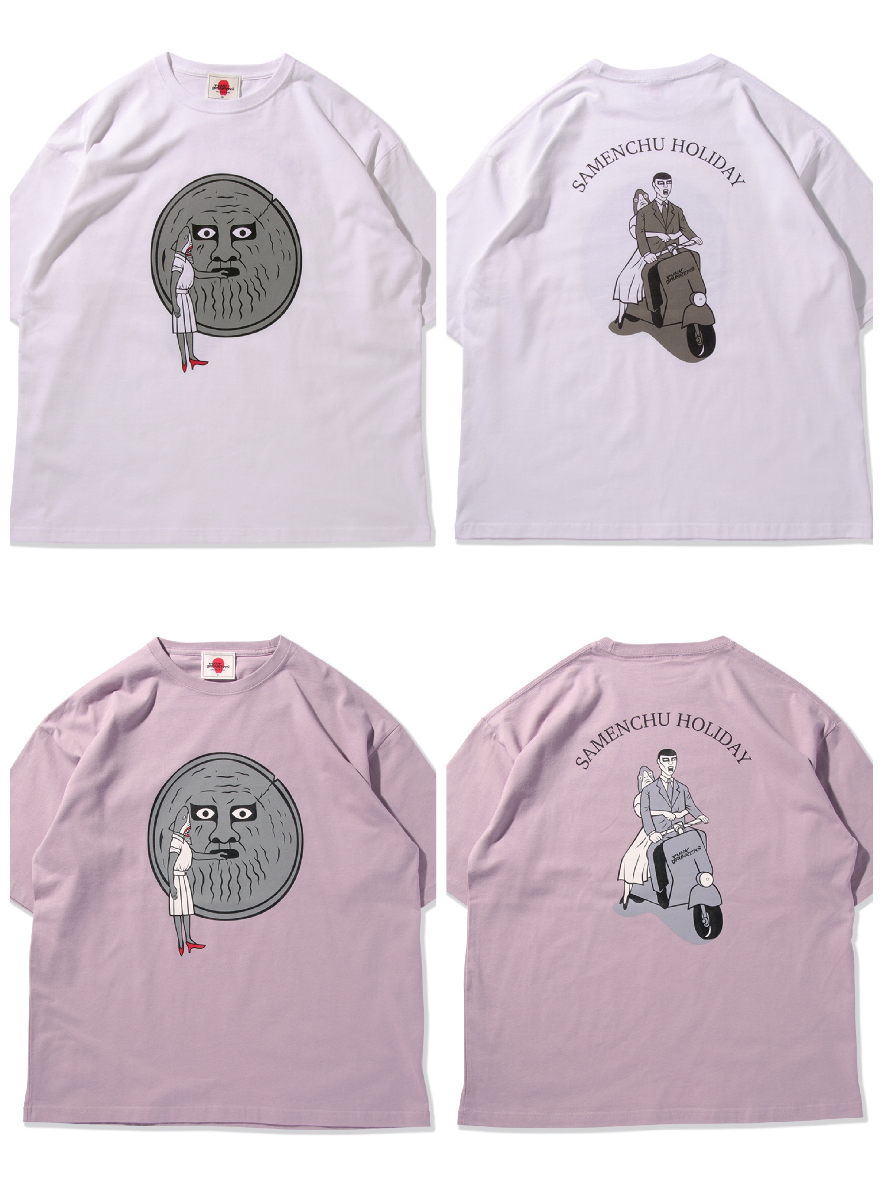 預訂2024/2月 PUNK DRUNKERSサメンチュの休日BIG.TEE⚠️⚠️熱賣款‼️落單前請先PM查詢貨源