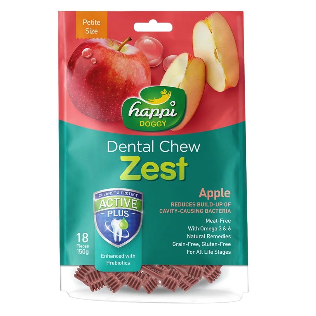 Happi Doggy DENTAL CHEW Zest Apple 蘋果潔齒骨 150g (2.5吋)