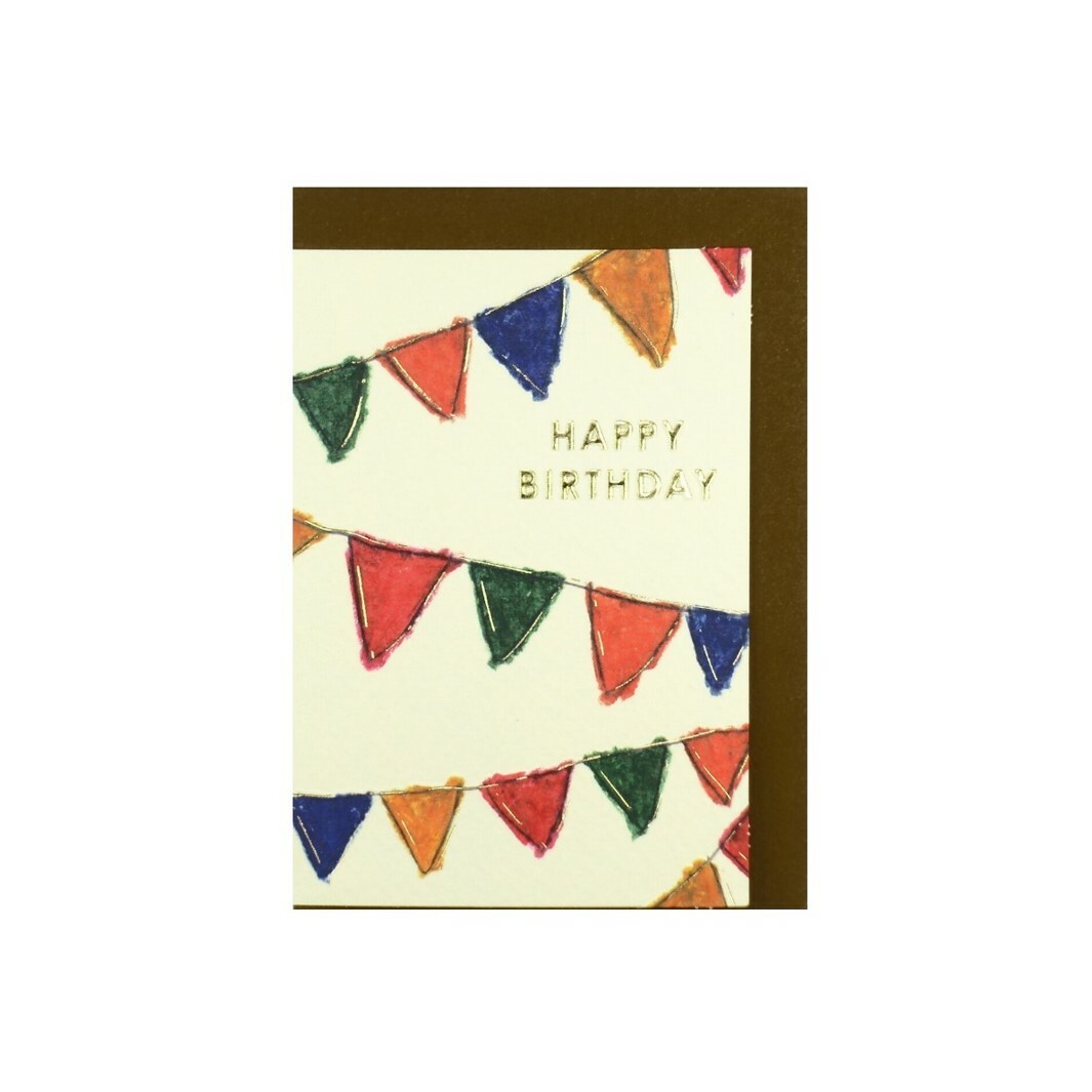 生日卡片∣米津祐介系列 小旗∣日本 Greeting Life