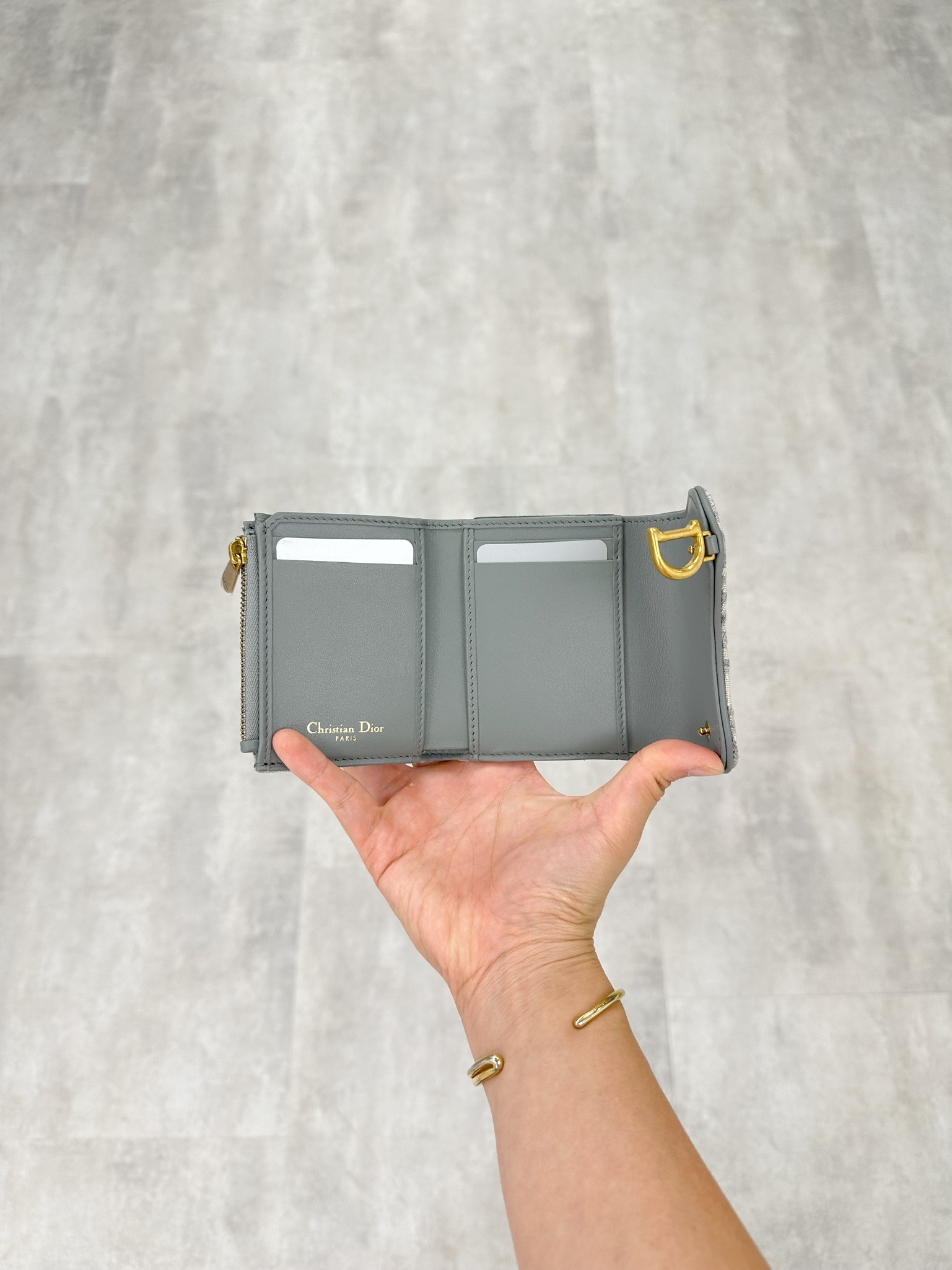 Dior Saddle Lotus Wallet