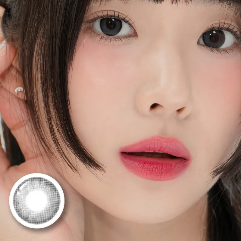 Lenstown Palm 3color Gray 年拋彩妝隱形眼鏡｜每盒2片