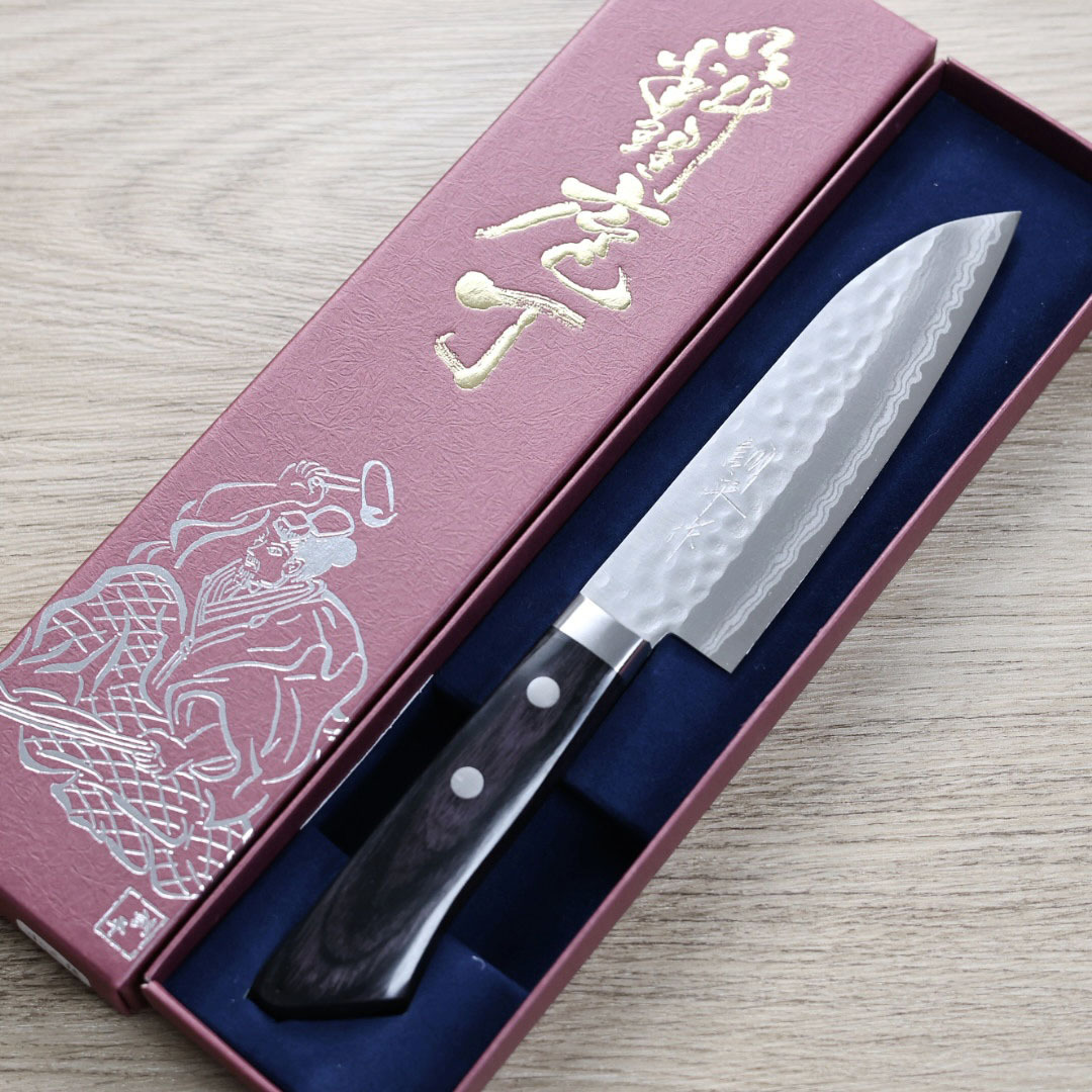 增谷訓生 小三德刀 130mm VG10鋼 刻流