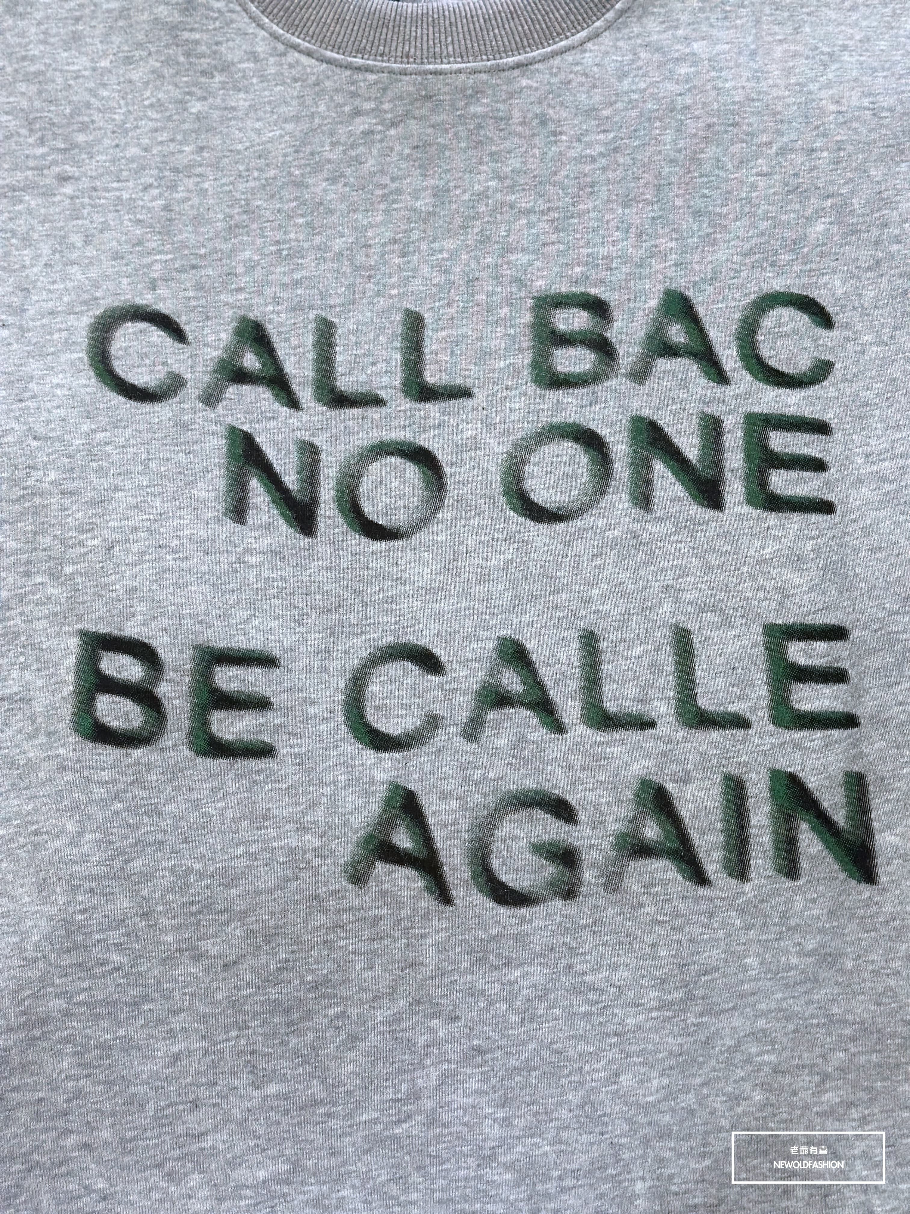 『新品上市』重磅AGAIN標語大學T-淺灰(NOF2309393)