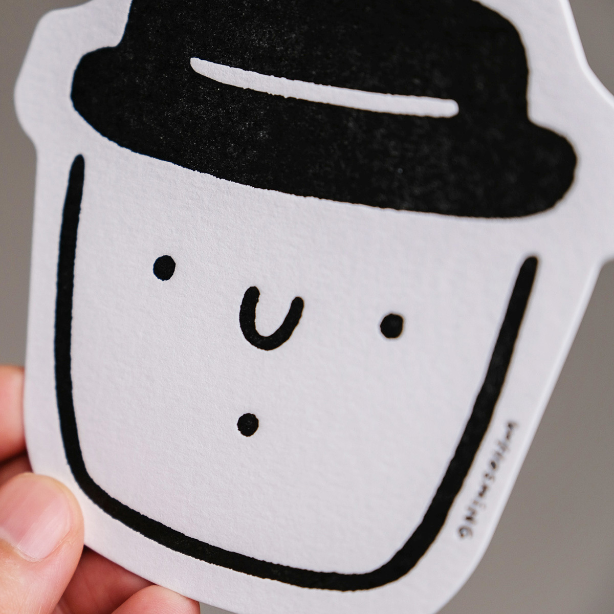 活版造型卡 - MINGSCUPS