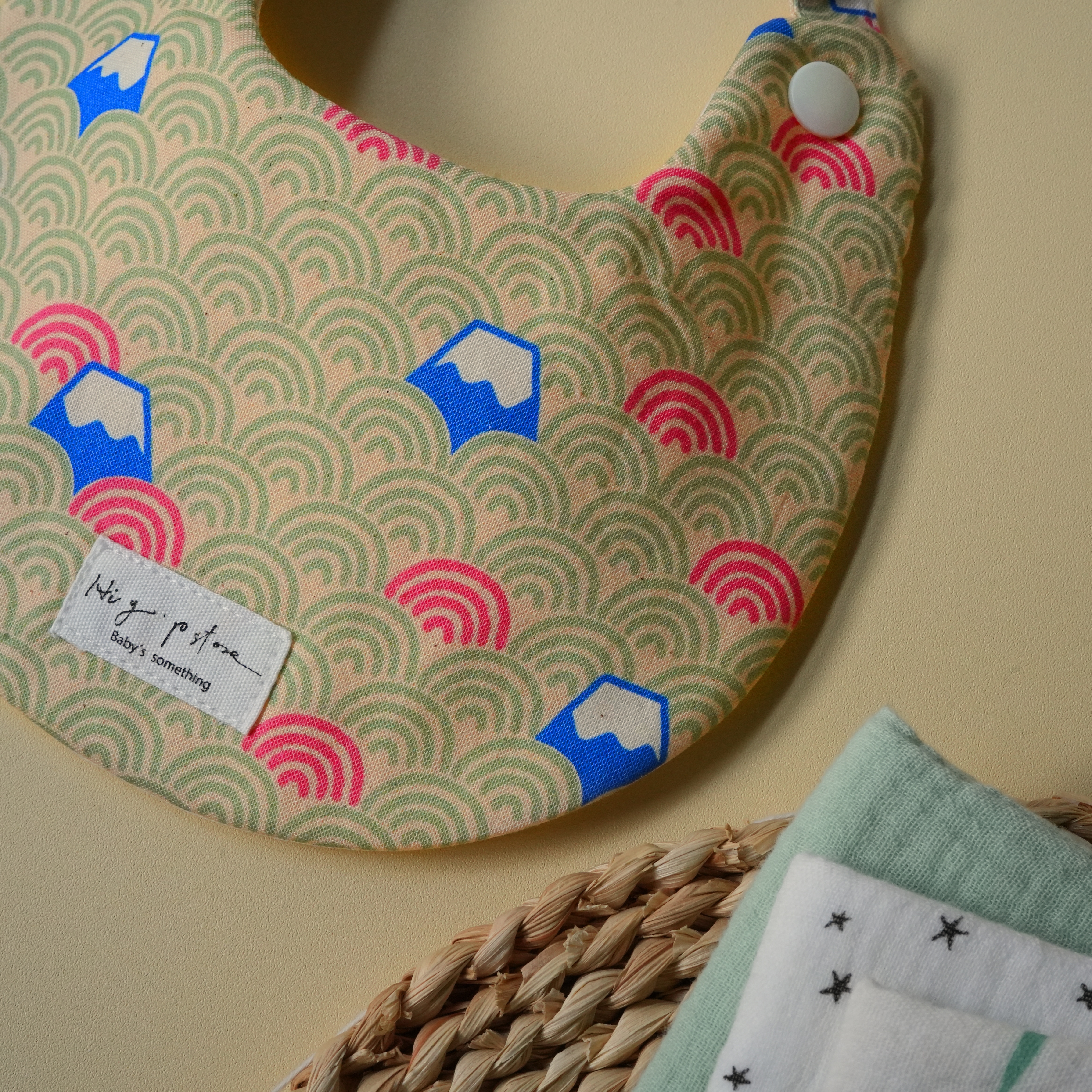 Hi Y.P store-手作圍兜-富士山海