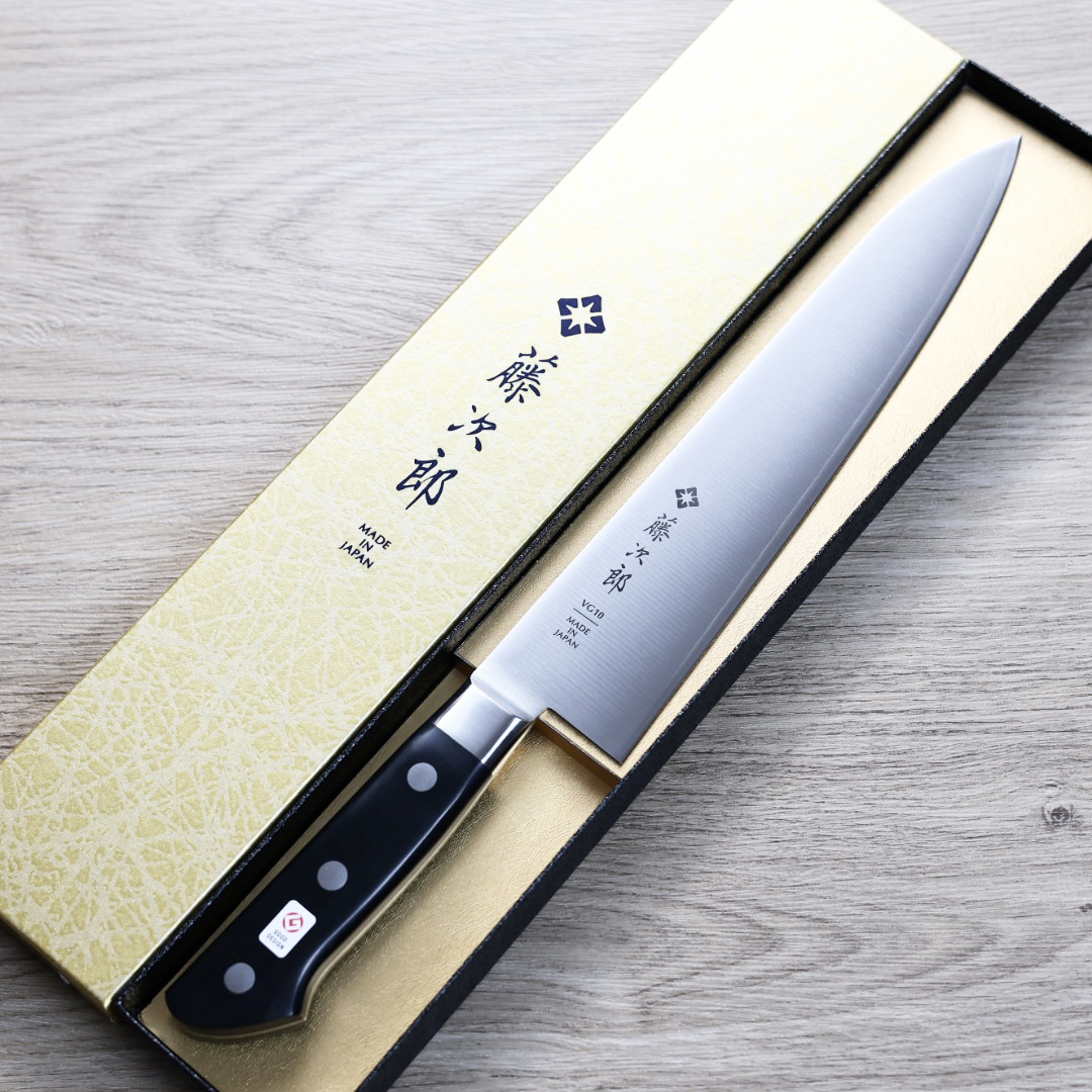 藤次郎 DP 牛刀 240mm VG10鋼 洋柄