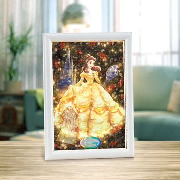 美女與野獸-愛的故事 (透明樹脂)