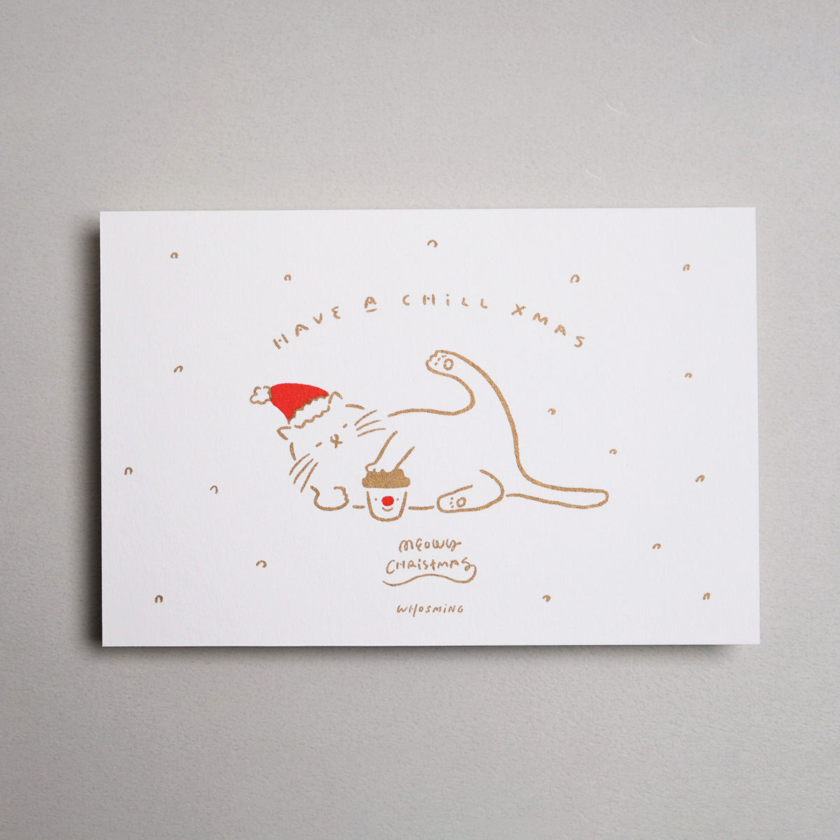 「HAVE A CHILL XMAS」聖誕卡片