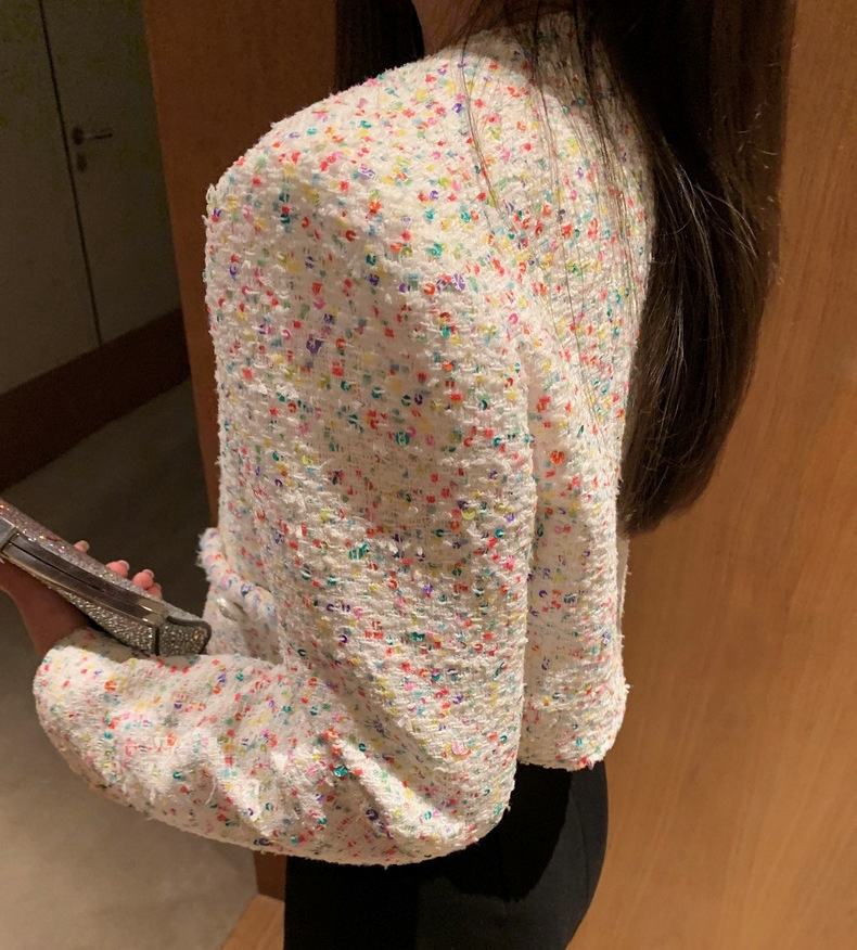 彩虹星星糖 粗毛尼背心/外套
