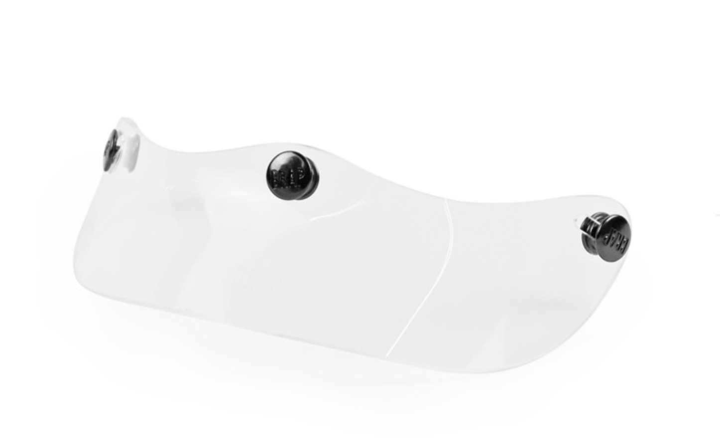 Brap Helmet Short Brim PVC Transparent Clear