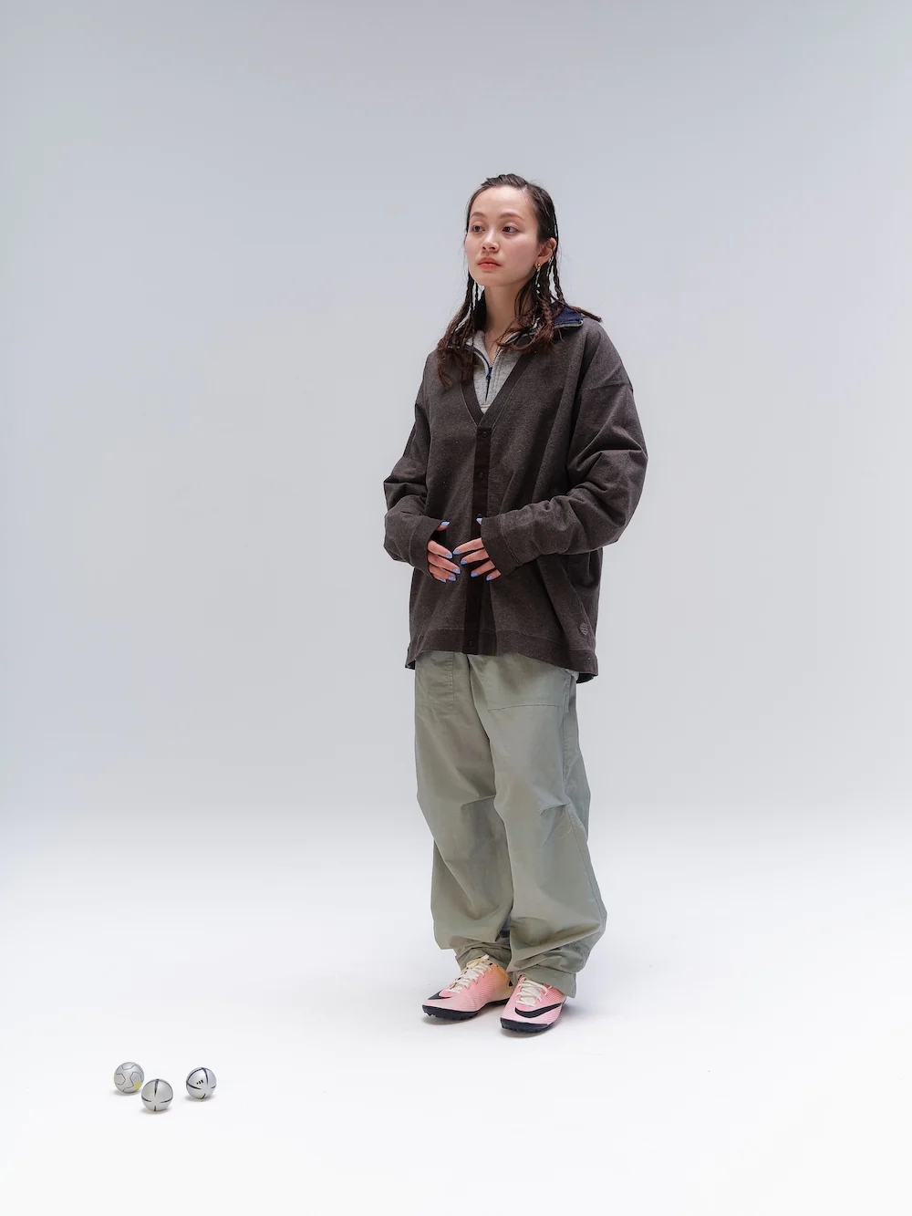 altared - Salt Shrinkage Baker Track Pants / 2COLORS