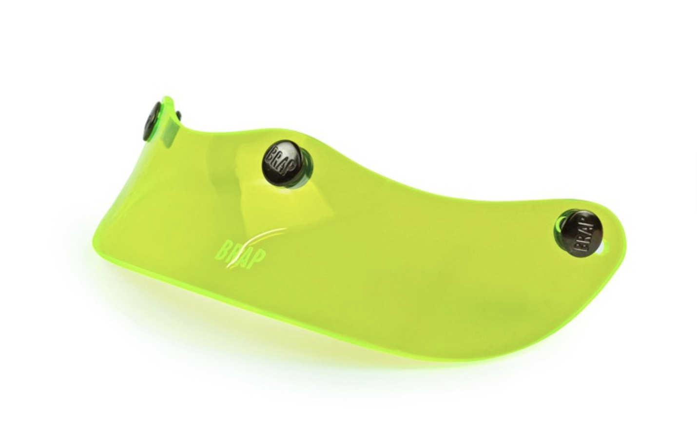 Brap Helmet Short Brim PVC Fluorescent Yellow