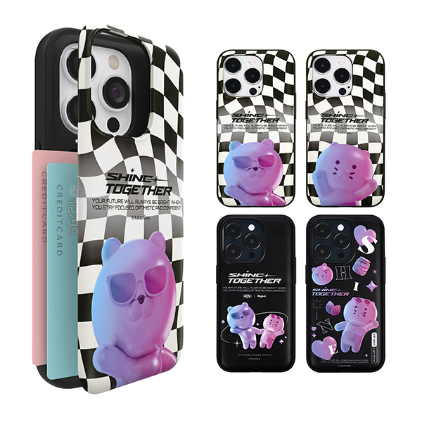 Kakao Friends - Door Card Case - 插卡槽雙層防撞手機保護殼 15 S23 S2