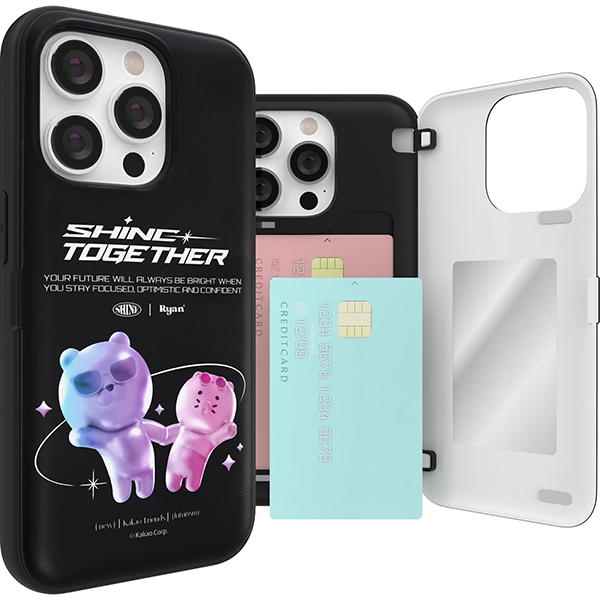 Kakao Friends - Door Card Case - 插卡槽雙層防撞手機保護殼 15 S23 S2