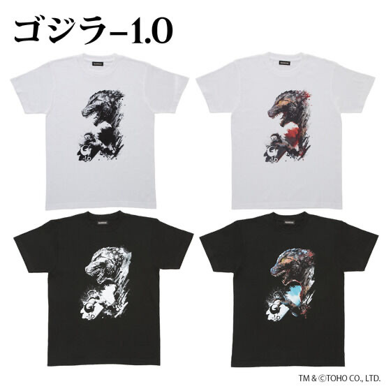 219940 Pbandai預訂2025/1月 ゴジラ-1.0　デザインTシャツ