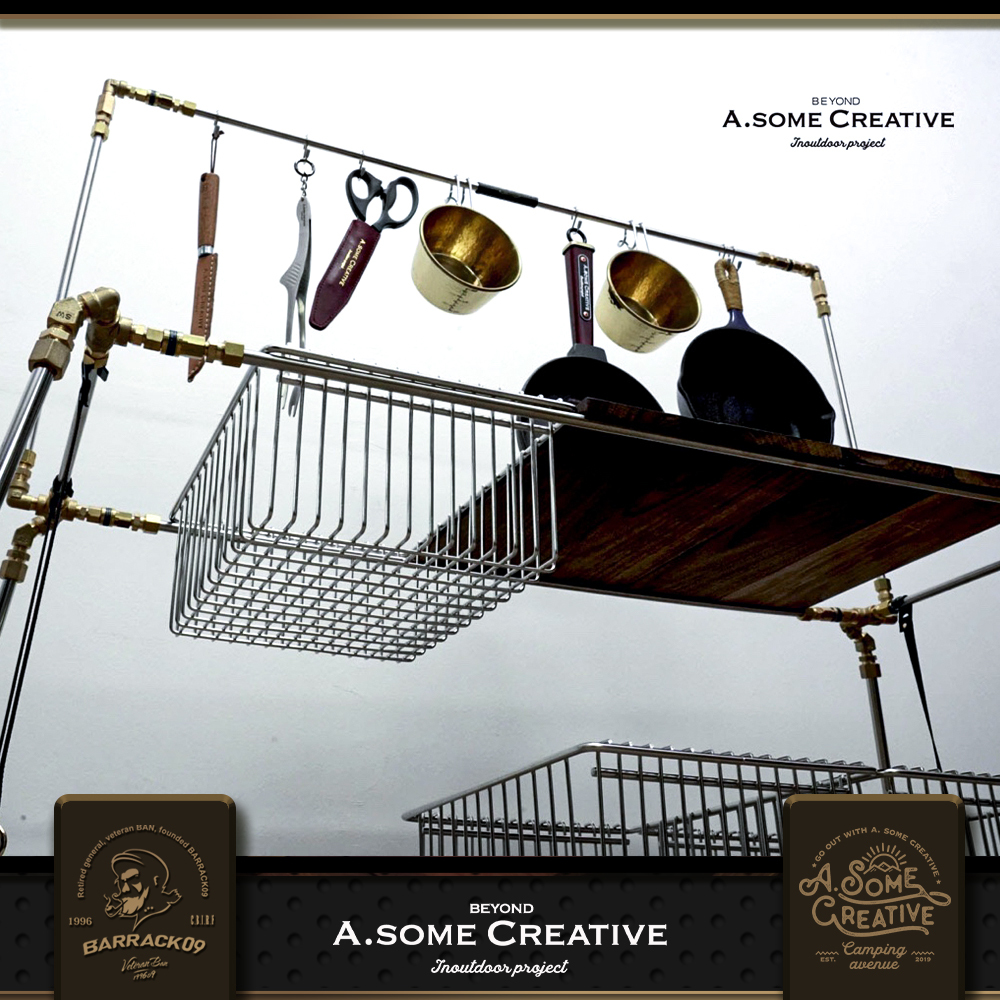 ❚A.SOME CREATIVE❚韓國  IGT 三單位架 瀝水掛架 置物架 A字架 吊掛架 瀝水籃