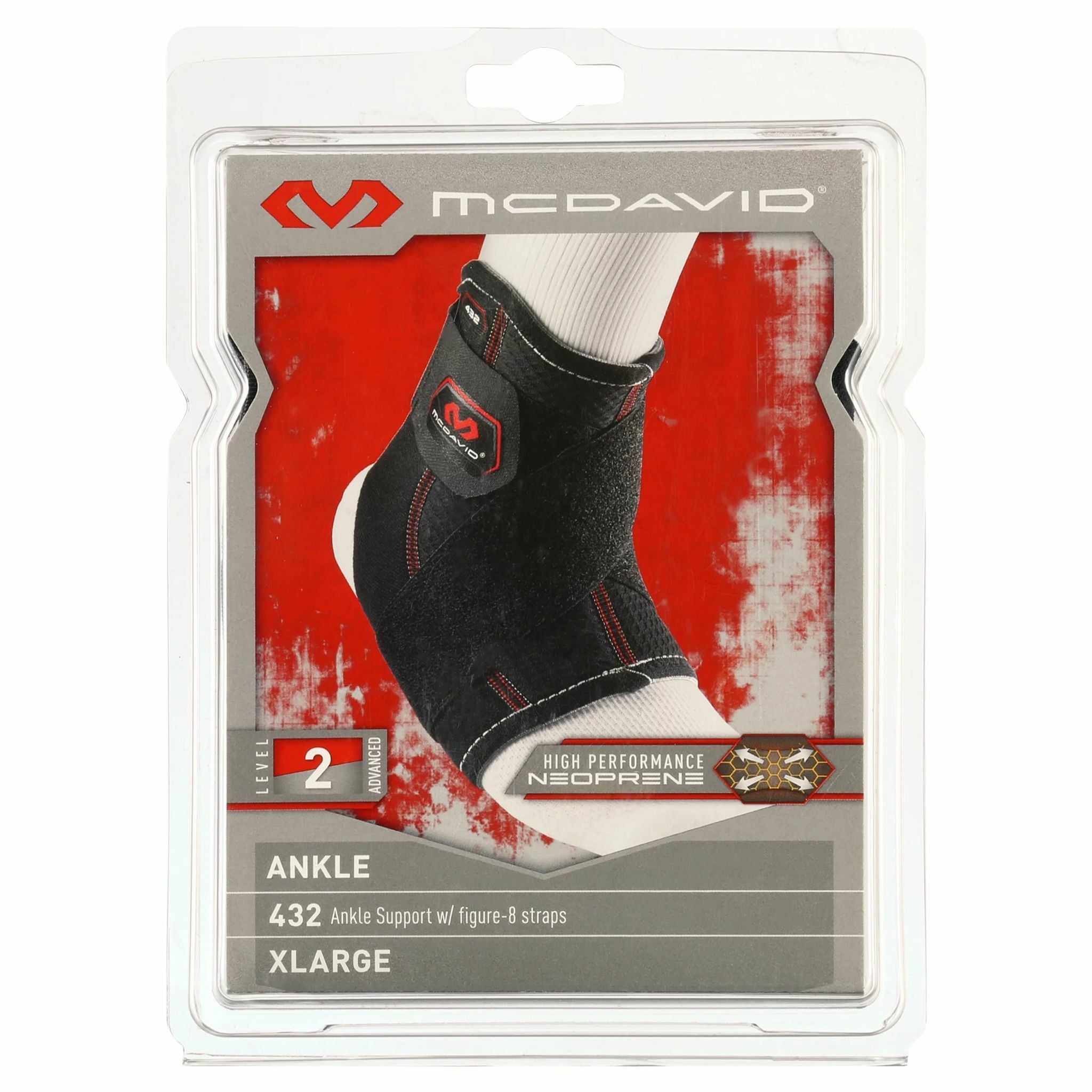 MCDAVID ANKLE SUPPORT BRACE WITH STRAPS [432]